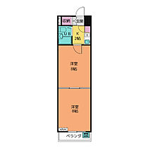 ガーデンコート平針  ｜ 愛知県日進市赤池５丁目（賃貸マンション2K・4階・23.76㎡） その2