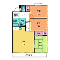 オーロパーク中平  ｜ 愛知県名古屋市天白区中平３丁目（賃貸マンション3LDK・1階・68.60㎡） その2