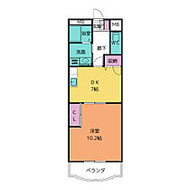 Ｍ．ＨＯＵＳＥ．1  ｜ 愛知県日進市赤池１丁目（賃貸マンション1DK・5階・42.33㎡） その2