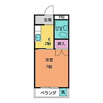 レインボーハイツ  ｜ 愛知県名古屋市天白区向が丘２丁目（賃貸マンション1K・3階・21.26㎡） その2