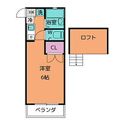 KAISERHOUS ワンルームの間取図画像