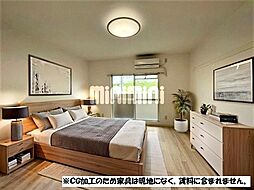 リバーサイドミキムラ 2階1Kのリビング/ダイニング