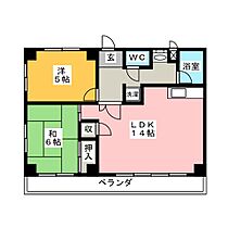 さんごうハイツ  ｜ 愛知県名古屋市天白区山郷町（賃貸マンション2LDK・3階・58.00㎡） その2