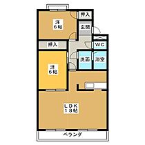 ドミール藤井  ｜ 愛知県名古屋市天白区梅が丘５丁目（賃貸マンション2LDK・3階・65.96㎡） その2