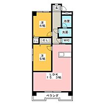 アベニールサワ  ｜ 愛知県名古屋市天白区植田１丁目（賃貸マンション2LDK・1階・62.39㎡） その2