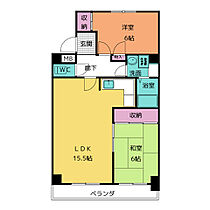 オークス平針  ｜ 愛知県名古屋市天白区平針１丁目（賃貸マンション2LDK・2階・61.11㎡） その2