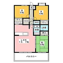 ライオンズガーデン植田中央第2  ｜ 愛知県名古屋市天白区元植田１丁目（賃貸マンション3LDK・9階・72.61㎡） その2