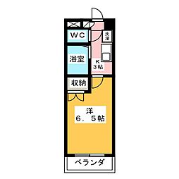 ＳＰＡＣＥ　1ＳＴ 4階1Kの間取り