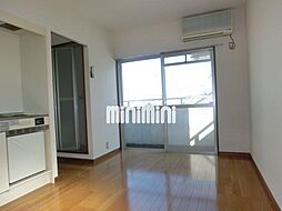 レジデンス原 3階ワンルームのリビング/ダイニング