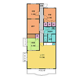 間取図画像 3SLDK
