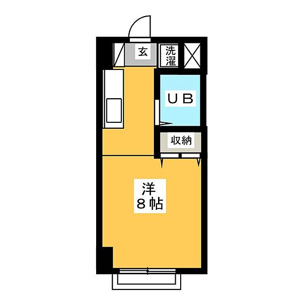 シャトレシンセイ ｜愛知県一宮市新生２丁目(賃貸マンション1R・3階・19.50㎡)の写真 その2