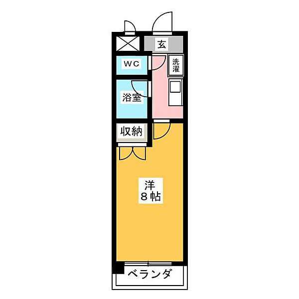 サンヴィエール神山 ｜愛知県一宮市神山２丁目(賃貸マンション1K・4階・23.49㎡)の写真 その2