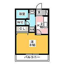 サン・ｆｒｉｅｎｄｓＯＫＳII  ｜ 愛知県一宮市起字東茜屋（賃貸アパート1K・2階・24.80㎡） その2