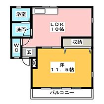 Ｃｈｅｚ　Ｖｏｕｒ  ｜ 愛知県一宮市奥町字三出（賃貸マンション1LDK・2階・47.20㎡） その2