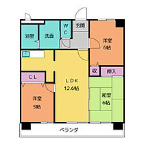 コスモスハイツ  ｜ 愛知県一宮市三ツ井５丁目（賃貸マンション3LDK・1階・65.00㎡） その2