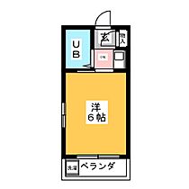 ベルトピア一宮1  ｜ 愛知県一宮市住吉１丁目（賃貸マンション1K・2階・14.04㎡） その2