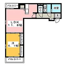 ブリーズ　スクエア  ｜ 愛知県一宮市東五城字寺廓（賃貸アパート1LDK・3階・45.80㎡） その2