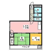 サンコーポ貴船  ｜ 愛知県一宮市貴船２丁目（賃貸マンション2LDK・5階・57.42㎡） その2