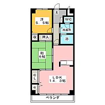 グランデージ藤山  ｜ 愛知県一宮市更屋敷字藤山（賃貸マンション2LDK・3階・59.40㎡） その2