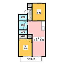 ビューラー宮田  ｜ 愛知県一宮市平和２丁目（賃貸アパート2LDK・2階・55.69㎡） その2