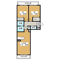 マストタウン一宮イースト  ｜ 愛知県一宮市富士２丁目（賃貸マンション2LDK・2階・63.41㎡） その2