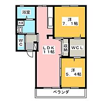 ＬＩＥＮ  ｜ 愛知県一宮市東五城字東備前（賃貸アパート2LDK・1階・57.00㎡） その2