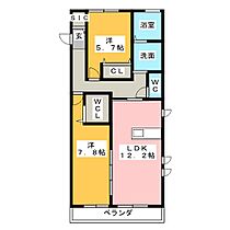 ロータスハイム  ｜ 愛知県一宮市奥町字畑中（賃貸アパート2LDK・2階・62.06㎡） その2