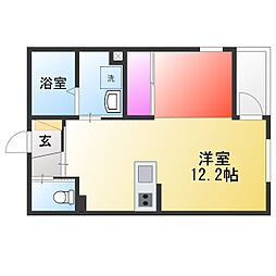 Infina一宮 ワンルームの間取図画像