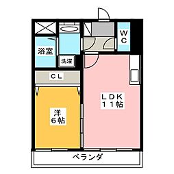 間取図画像 1DK