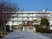 中学校「市立木曽川中学校まで1600m」