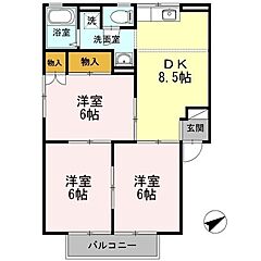 物件の間取り