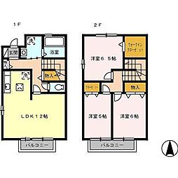 サン・アベニュー吉祥　Ａ棟 1階3LDKの間取り