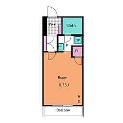 間取図画像 ワンルーム