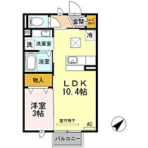 Sun Bellejour  ｜ 愛知県豊橋市下地町字門（賃貸アパート1LDK・1階・33.62㎡） その2