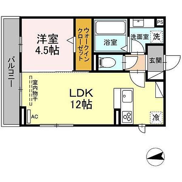 D-square湊町 205｜愛知県豊橋市湊町(賃貸アパート1LDK・2階・40.28㎡)の写真 その2