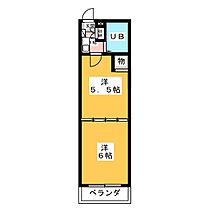 ディスティーノ豊橋  ｜ 愛知県豊橋市大手町（賃貸マンション2K・2階・28.00㎡） その2