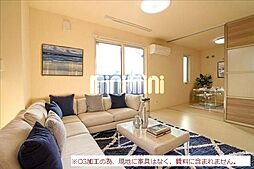 オアシス牛川I 2階1LDKのリビング/ダイニング