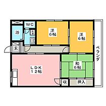 グリーンハイツ  ｜ 愛知県一宮市緑１丁目（賃貸マンション3LDK・3階・64.80㎡） その2