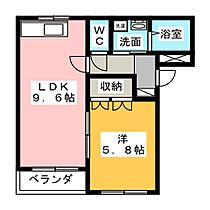 コーストライン  ｜ 愛知県一宮市木曽川町内割田字渡り戸（賃貸マンション1LDK・1階・37.30㎡） その2