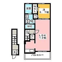 メルカート03  ｜ 愛知県一宮市丹陽町五日市場字屋敷（賃貸アパート1LDK・2階・42.56㎡） その2