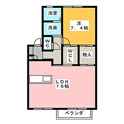 間取図画像 1LDK