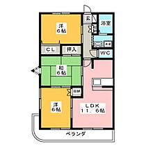 アーバン西岡崎  ｜ 愛知県岡崎市大和町字沓市場（賃貸マンション3LDK・3階・65.16㎡） その2