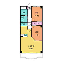 グレイシャス　フィール  ｜ 愛知県岡崎市大和町字家下（賃貸マンション2LDK・4階・61.65㎡） その2