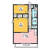 グレース竜美  ｜ 愛知県岡崎市竜美旭町（賃貸アパート2LDK・2階・56.43㎡） その2