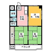 サンハイツマンション  ｜ 愛知県額田郡幸田町大字芦谷字餅田（賃貸マンション3DK・5階・46.00㎡） その2