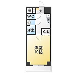 アーバンシティ幸田 1Kの間取図画像