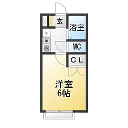 Etoile 1Kの間取図画像