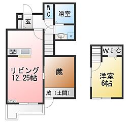 Bellesage 1SLDKの間取図画像