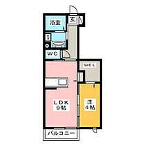 豊橋　ウエスト1　Ｂ  ｜ 愛知県豊橋市馬見塚町（賃貸アパート1LDK・1階・36.53㎡） その2