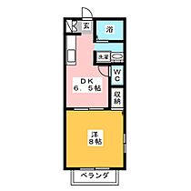 ミナミタウンスギ  ｜ 愛知県豊橋市南小池町（賃貸アパート1DK・2階・31.71㎡） その2